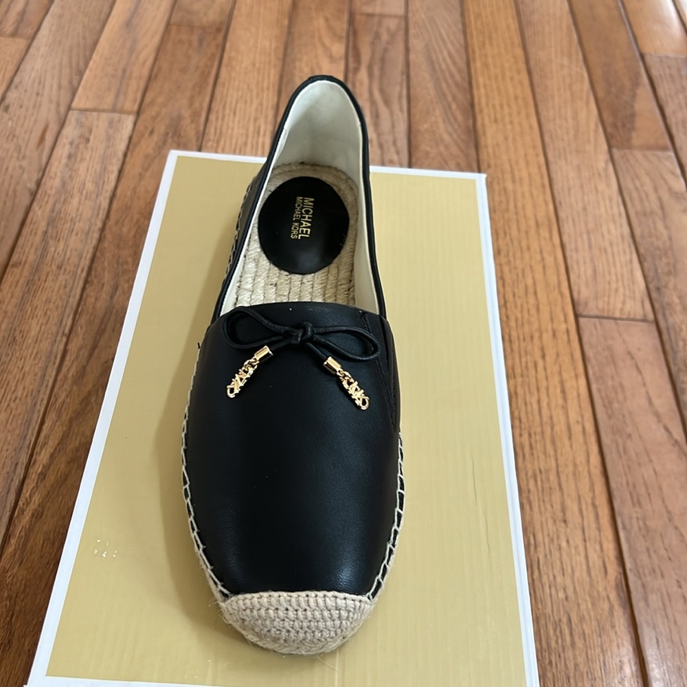 Michael Kors Women's Nori Slip-On Bow Espadrille Flats shoes